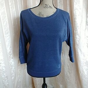 Juicy Couture Blue Tie Back Top